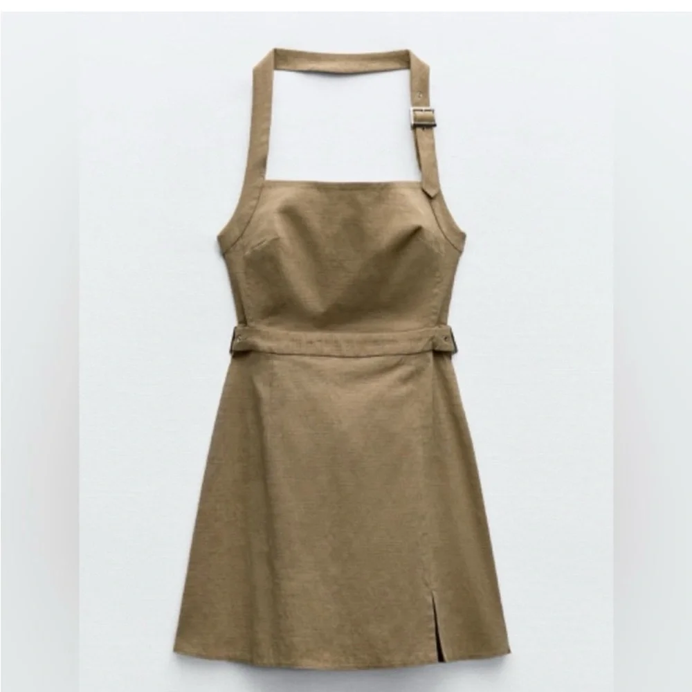 EUC- Zara buckled mini dress-L - Picture 3 of 5